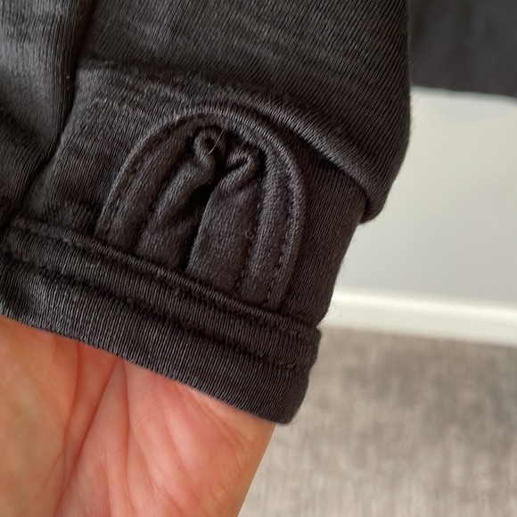 Icebreaker EXP 320 Merino Wool 1/4 Zip Sweater with thumbholes black size L - Picture 6 of 7